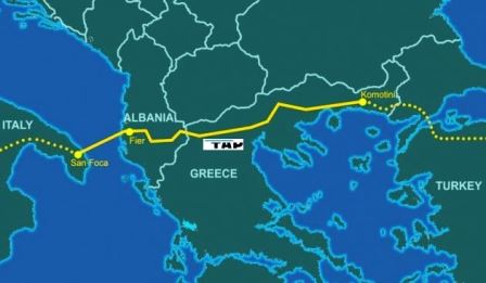 TAP, kompania gjermane fiton te drejten per te shtruar 270 km tubacione